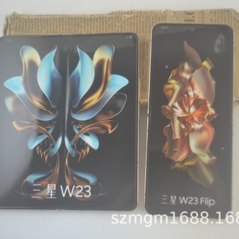适用于三星W23手机模型机 W23 flip手机模型 自由折叠黑屏款品质9
