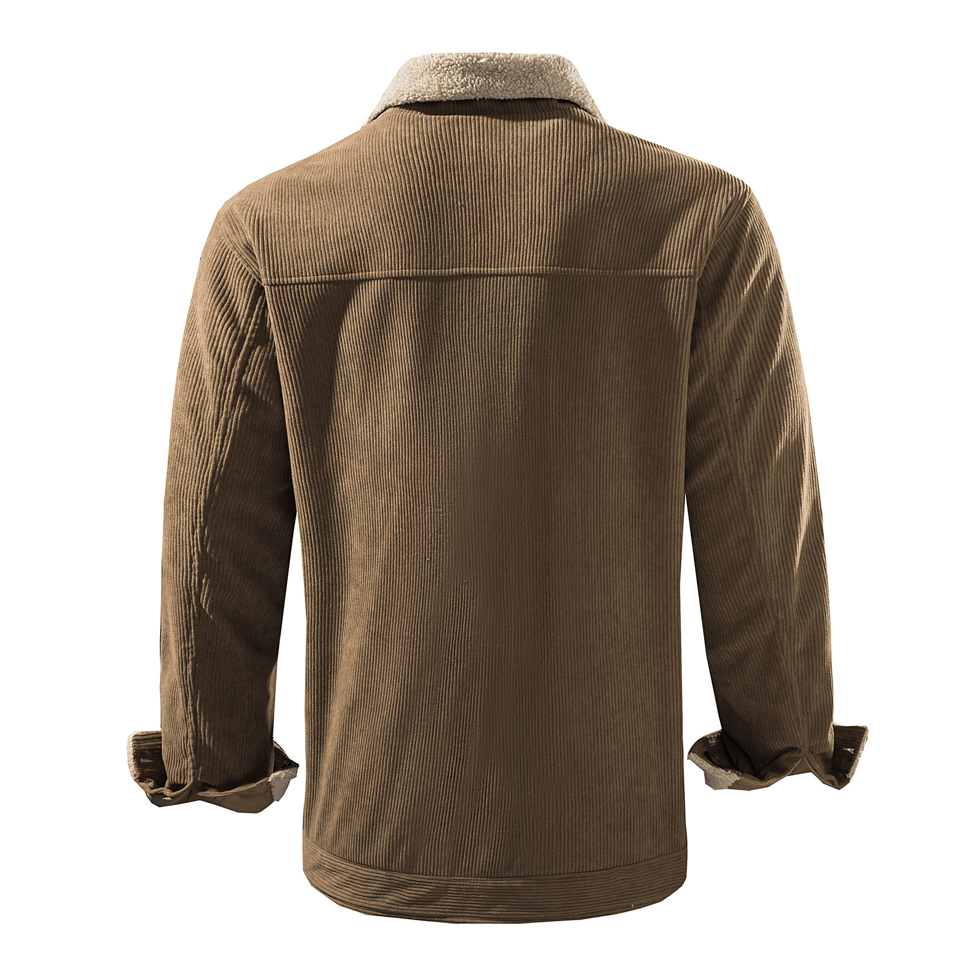 Giacca invernale in lana d'agnello da uomo alla moda europea e americana_voghion.com