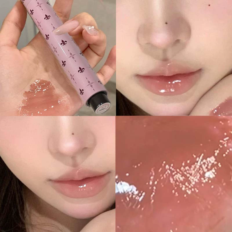 Moisturizing Lip Gloss, Mirror Shine, Intense Hydration & Plumping Effect, 6 Colors
