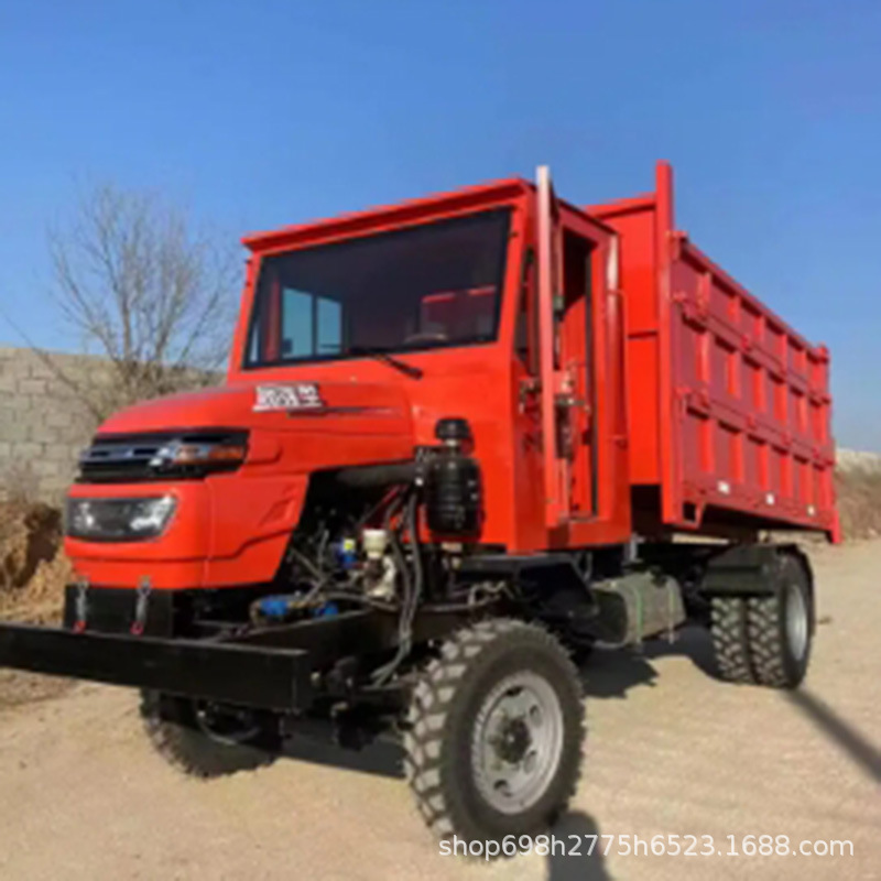 25马力单缸四驱四轮农用车工程矿用四不像车毛竹运输爬山王锦昇鑫