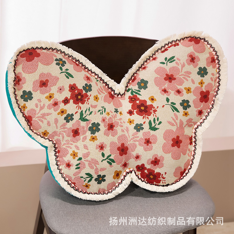 ins mariposa forma alienígena almohada de abrazo sala de estar sofá cintura contra la atmósfera americana contra la almohada ventana decoración regalos para chicas