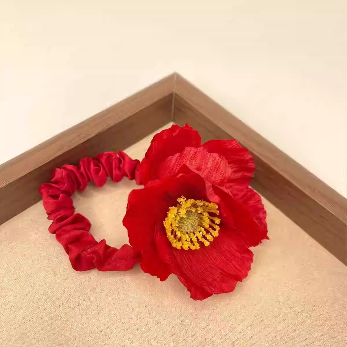 25g Weight Hair Tie, Rubber Band Hair Accessories Type 1 Piece Quantity Weekend, Tea Party Occasion Cloth Material Flower, Horse Pattern All Seasons, Summer Season Women's Gender Sweet, Simple Style Style Sweet Simple Style Women's Flower Horse Cloth Hair Tie Rubber Band 13