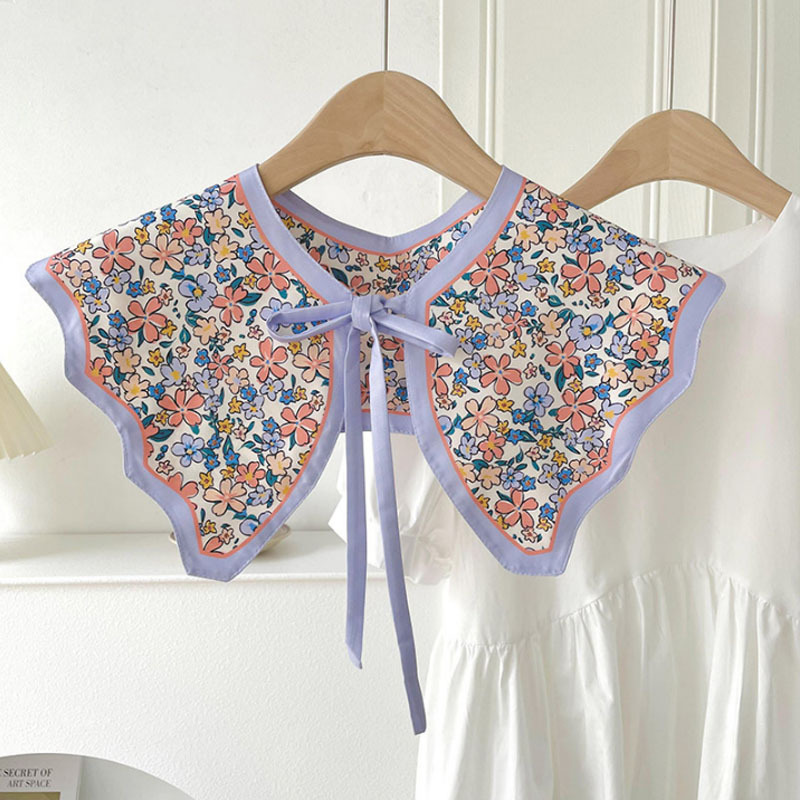 Nuevo chal protector solar de verano de las mujeres al aire libre con aire acondicionado decoración de la habitación chaleco de protección del cuello pequeña bufanda falsa bufanda anudada