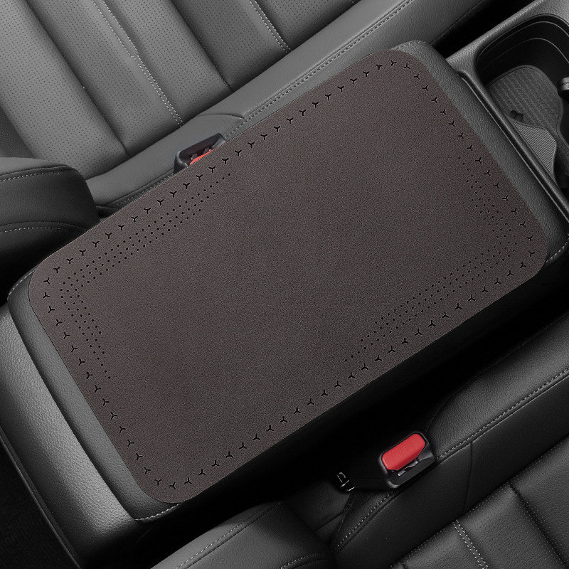 Universal – Armrest box pad Box Protective - brown