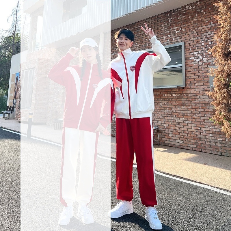 校园班服套装新款秋季中国学院风初中生高中学生运动会校服三件套|undefined