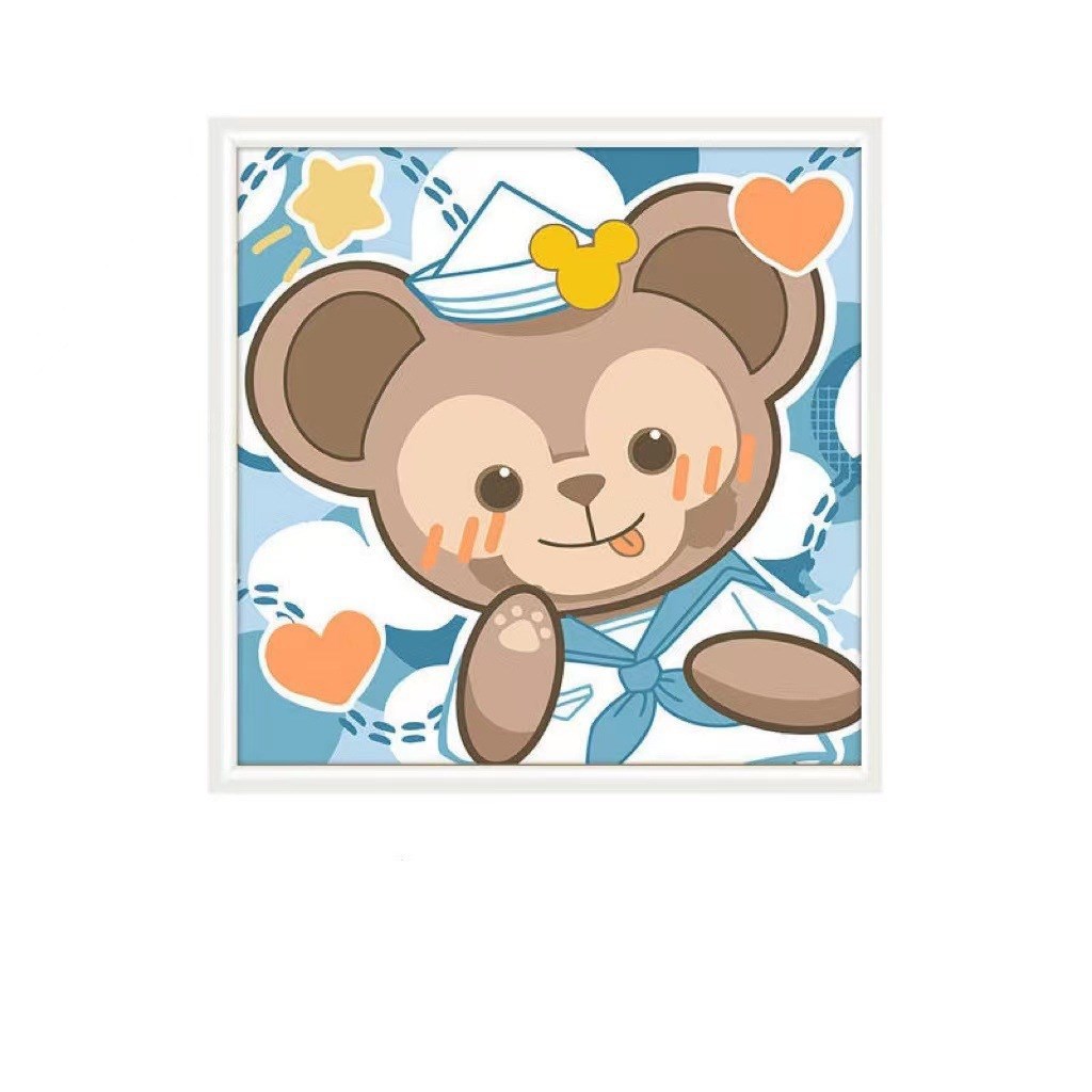 Nuevo dibujo de diamante infantil de labu diy pegatinas de diamante con marcos de fotos hechas a mano diy puzzle pegatinas de mampostería image 239
