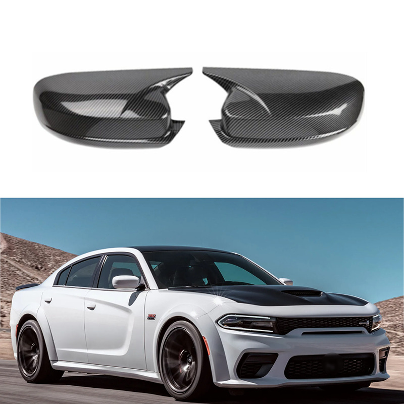 Suitable for Dodge Charger Modified Charger Horn Rearview Mirror Cover Decorative Reversing Mirror Cover