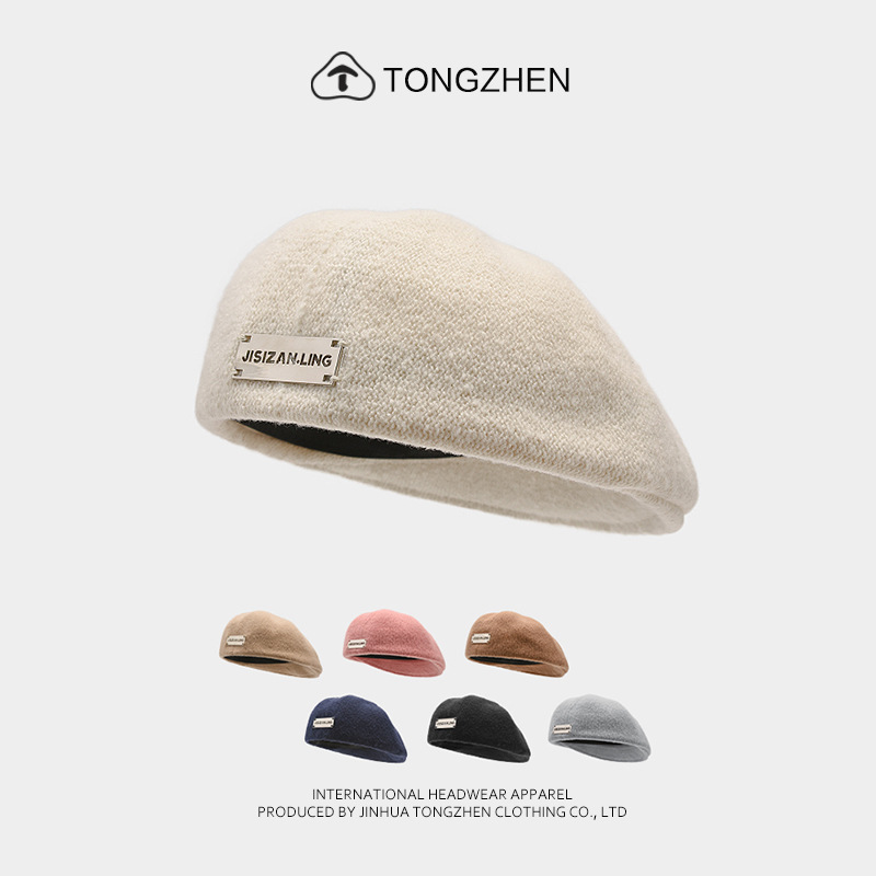 Stijlvolle dames baret voor herfst en winter_voghion.com