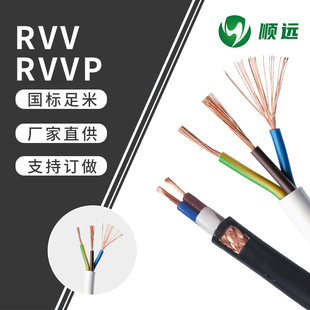 Manufacturers Wholesale Rvvp Sheathed Wire Shielded Wire Complete Models National Standard Copper Wire Wire and Cable