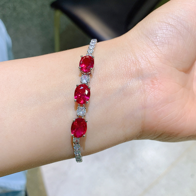 Retro Oval Copper Gold Plated Inlay Zircon Rings