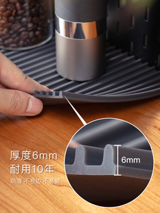 ☺ Cabinet Mat Waterproof and Moisture-Proof Mat Sideboard Coaster Countertop Kitchen Cabinet Drawer Mat Non-Slip Silicone Cup Drain Mat