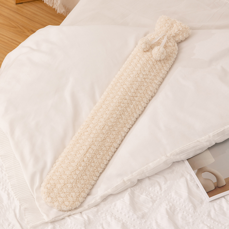 Bolsa de agua caliente almohada larga almohada de abrazamiento para niñas dormir piernas de cama cama de peluche dormitorio de estudiantes de invierno