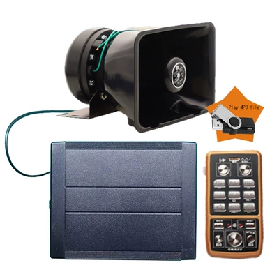 Car horn/tweeter MP3 alarm siren