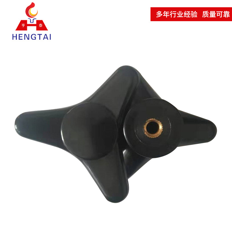 厂家供应三角箭把手 内螺纹电木三角把手 机床操作件胶木星形把手