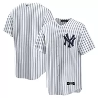 Белая домашняя форма MLB Yankees с именем игрока, дышащая, с 3D-печатью, летняя бейсбольная форма для самостоятельной сборки