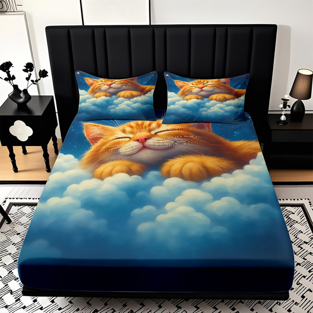 TEMU / JIT Amazon Kitty Pattern Digital Print Pro Skin Bed Kits Fabricante suministro directo transfronterizo