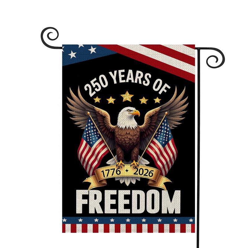 跨境货源花园旗America 250 Garden Flag 250 周年纪念花园旗外贸|undefined