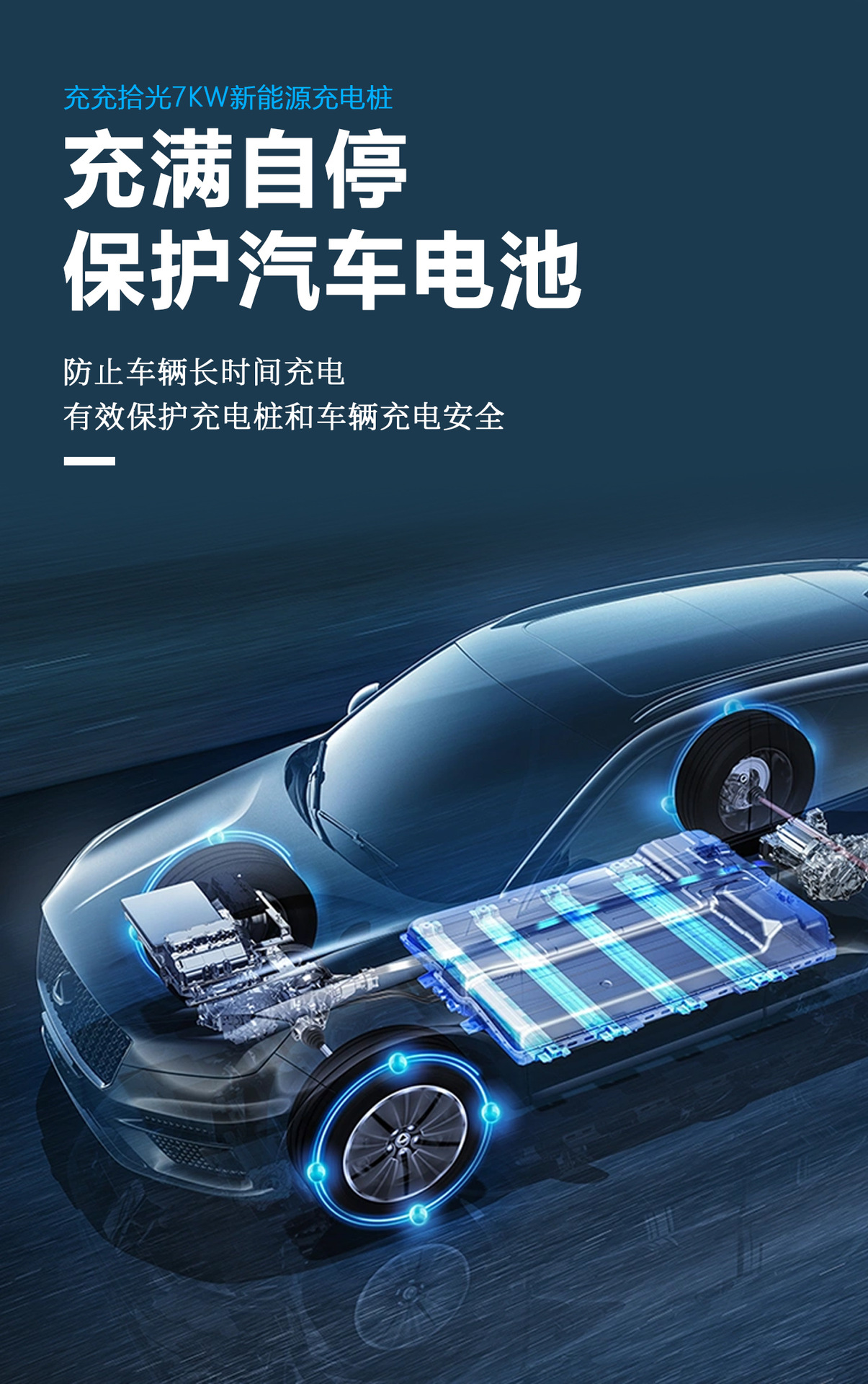 New Energy Vehicle 14Kw Dual-Gun Ac Slow Charging Parking Lot Charging Station Commercial Electric Vehicle Charging Pile