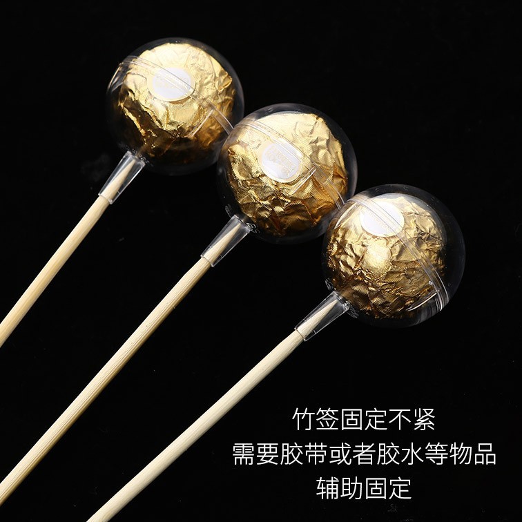 Soporte de plástico para regalos de el Día del Niño, embalaje para pequeños ramos, soporte de gelatina fijo para bricolaje, materiales para floristería, suministros creativos