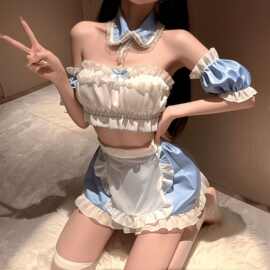 情趣内衣新款可爱奶甜制服纯欲俏皮洛丽塔女佣服花边甜心女仆套装
