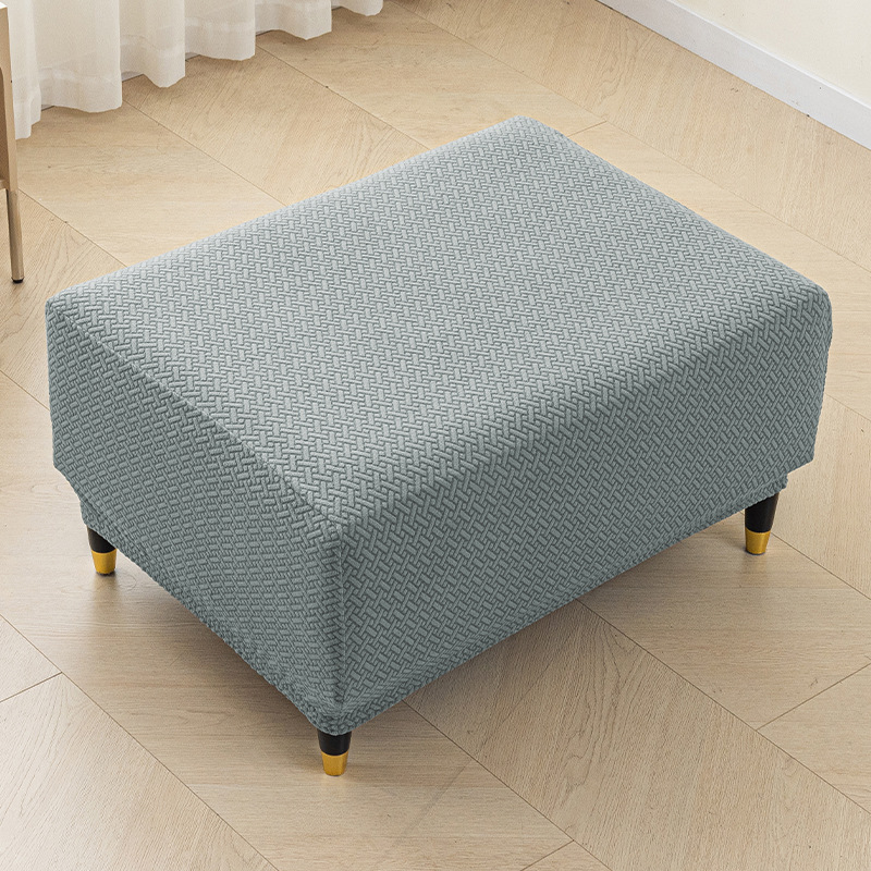 Fundas para pedales de sofá todo incluido, fundas protectoras elásticas, fundas cuadradas para pedales para cambiar zapatos, universales para todas las estaciones, fundas para taburetes bajos.