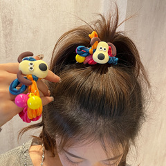 かわいい子犬ドーパミンゴムバンド韓国腸ヘアバンドヘアロープ高弾性と耐久性髪を傷つけないヘアアクセサリー卸売