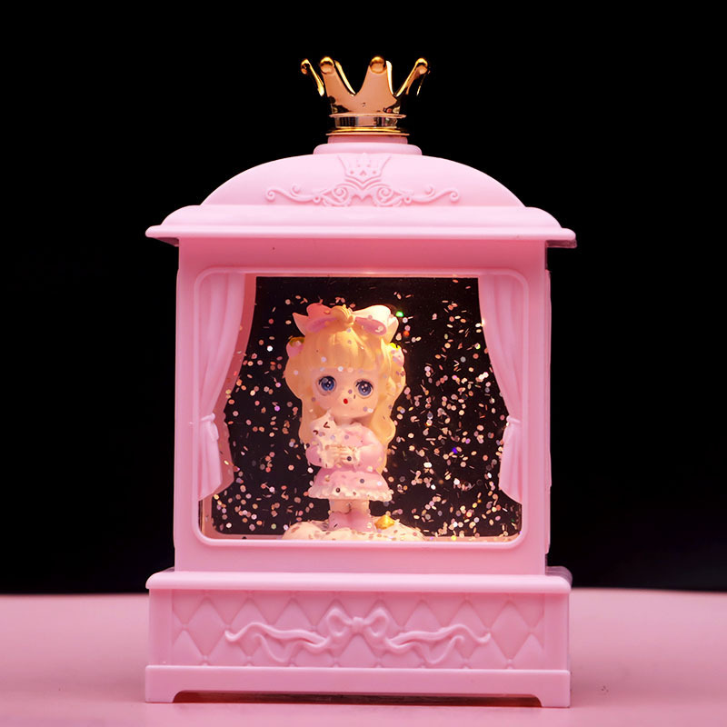 少女心水晶灯オルゴールかわいいお姫様小夜灯誕生日プレゼント置物学生用品逸品卸売り|undefined