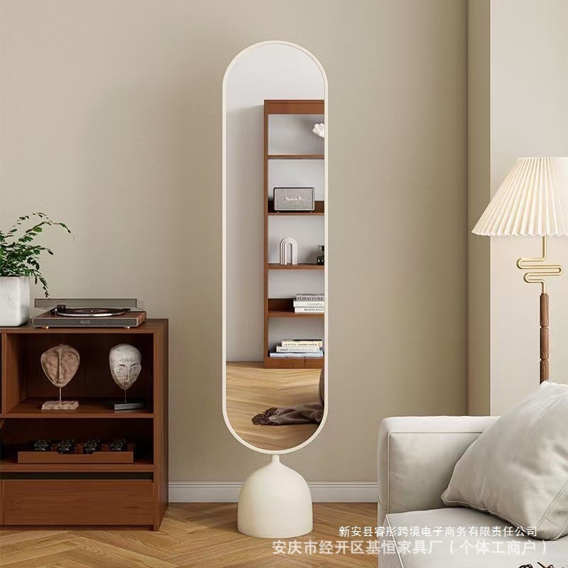 ファッショナブルな家庭用ドレッシングミラー、全身鏡、フロアミラー、リビングルームとベッドルーム、便利、モダン、ミニマリスト、インターネットセレブ、ライトラグジュアリー|undefined