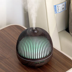 新しいアロママシン木目大容量超音波bluetoothスマート家庭用電気製品リモコン鳥かごアロマ加湿器