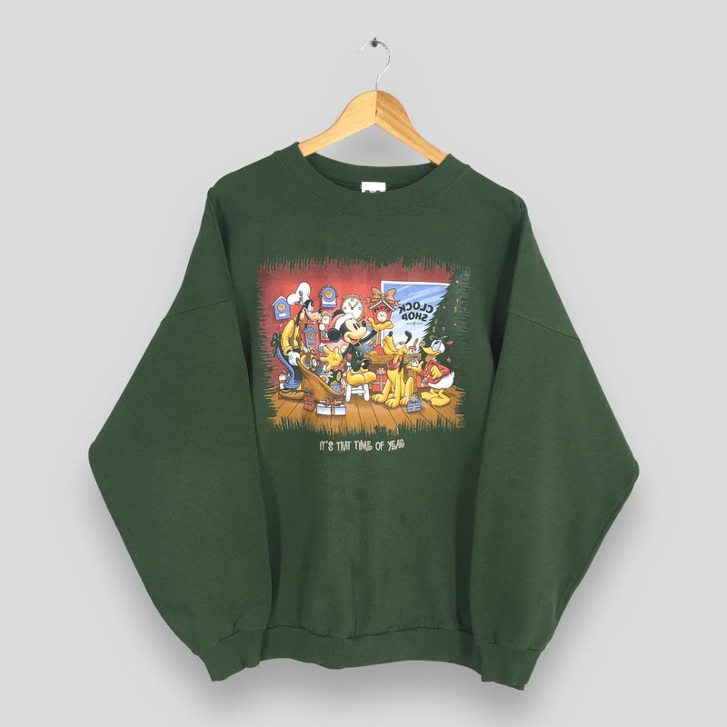 Foreign Trade Round Neck Sweatshirt Color Retro Mickey Mouse Long Sleeve Loose Casual Top AliExpress Clothes Cross-border Goods