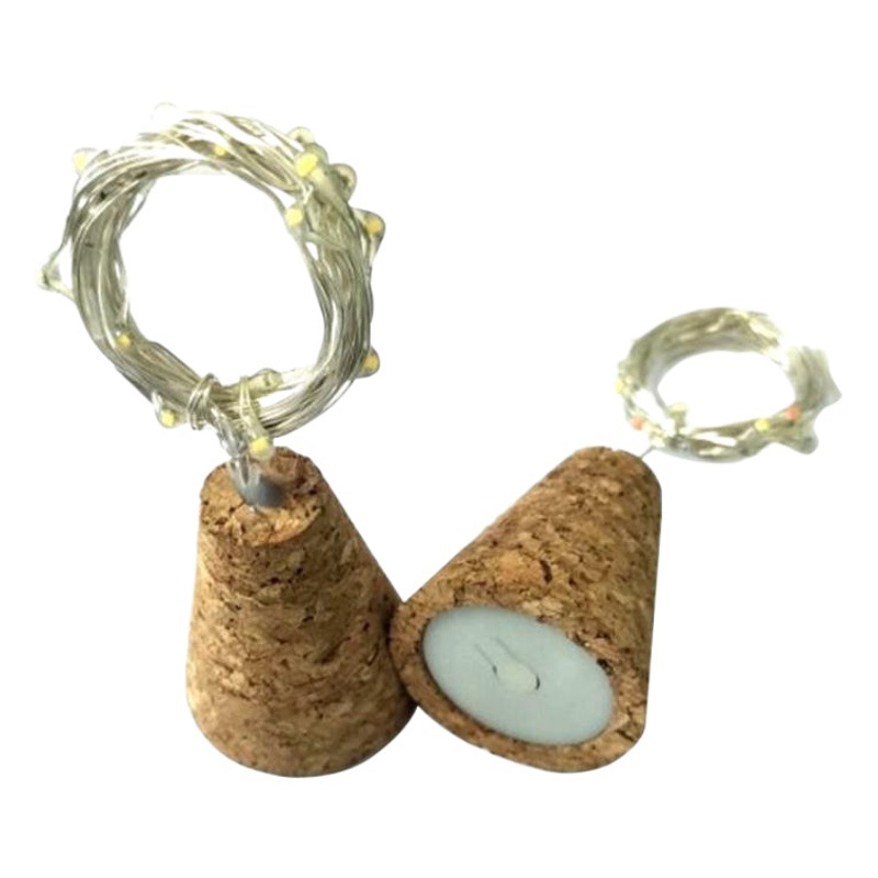 Corcho tapón de la botella de vino tinto LED alambre de cobre Cadena de luz dormitorio creativo chica corazón habitación diseño ins regalo luz decorativa