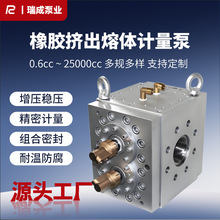tpu弹性体用熔体增压泵橡胶双螺杆挤出机计量泵耐高温防腐齿轮泵
