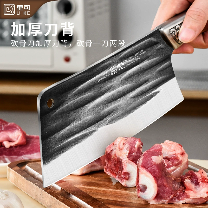Кухонный нож ручной ковки с костяной рукоятью, домашний острый кухонный нож повара, лезвие для разделки мяса, прямые продажи от производителя