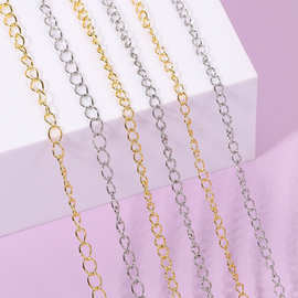 304不锈钢尾链多尺寸可选服饰DIY侧身链材料项链手链饰品配件