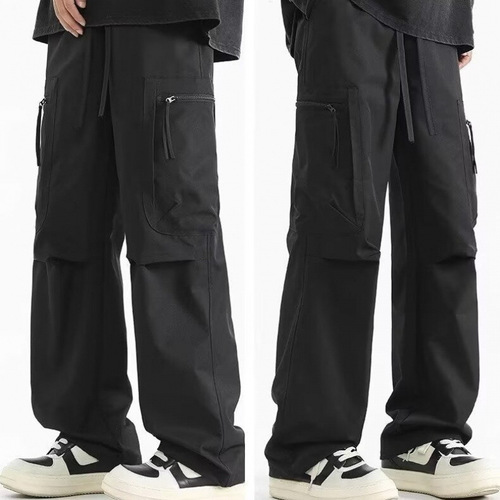 Overalls men's spring and autumn 2025 new style loose straight American fashion brand assault pants casual long pants