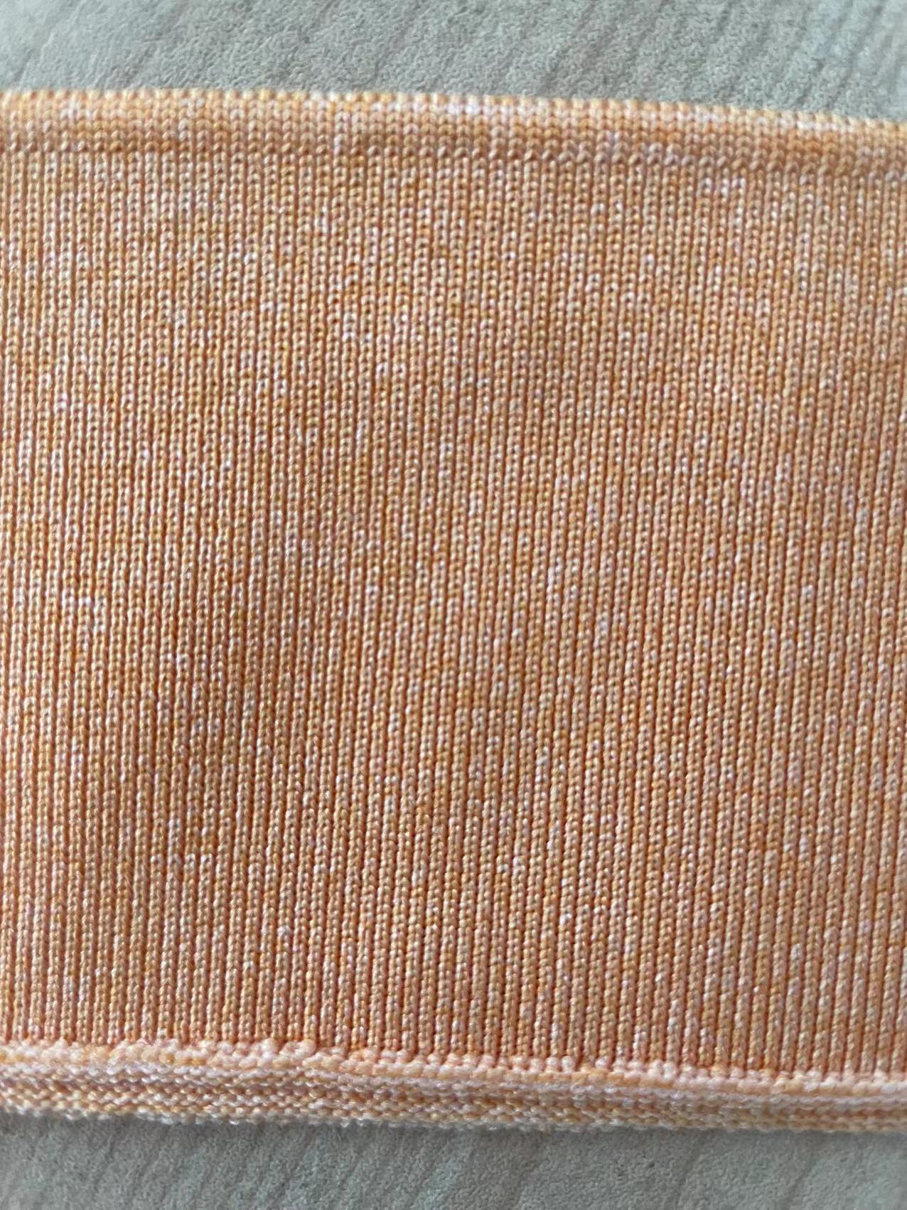 涤氨领口罗口袖口下摆针织横机罗纹1*1 POLO领T恤领子时装罗纹布