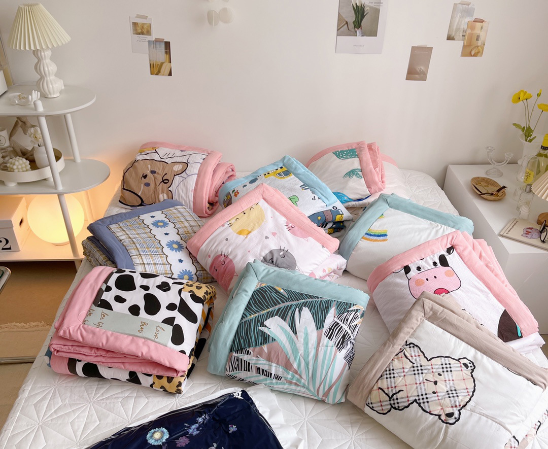 FQ7430 多多爱夏被 儿童卡通满印夏日棉被