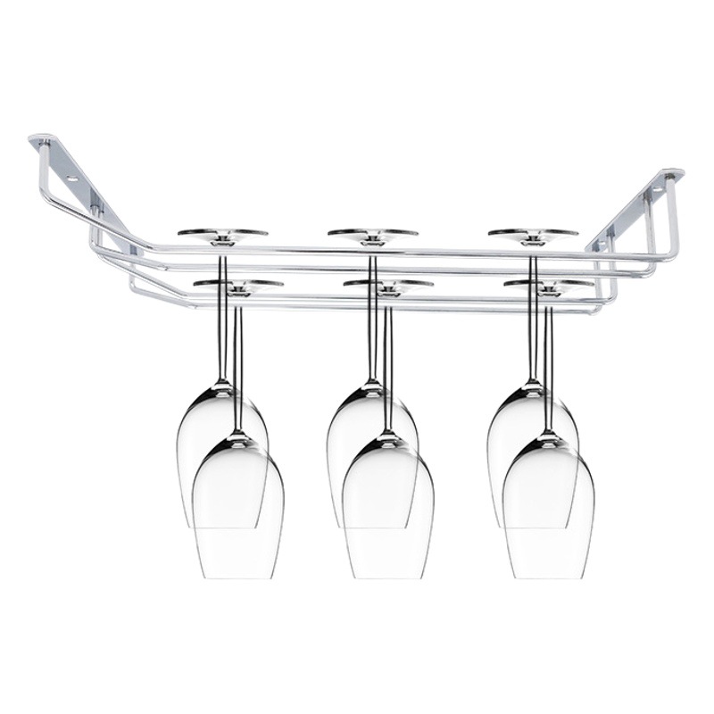 304 Stainless Steel Wine Cup Rack Hanging Inverted Tall Wine Cup Pendant Red Wine Cup Rack Kitchen Wine Cup Hanging Rack
