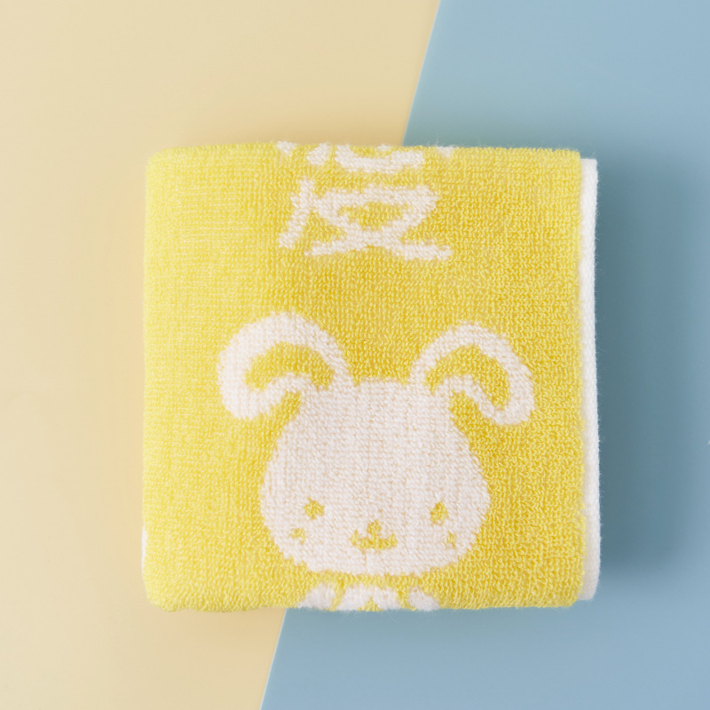 Children's Towel Cotton Jacquard I Love Bath Cartoon Baby Infant Thickened Soft Group Buying Children's Towel