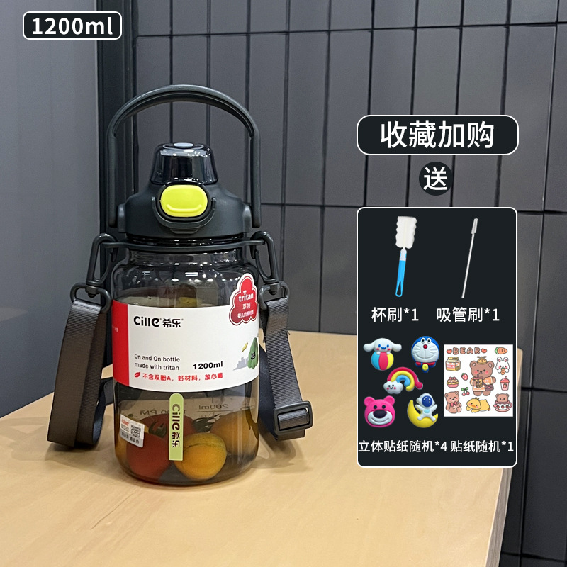 그레이 1200ML+청소 도구+DIY 장식