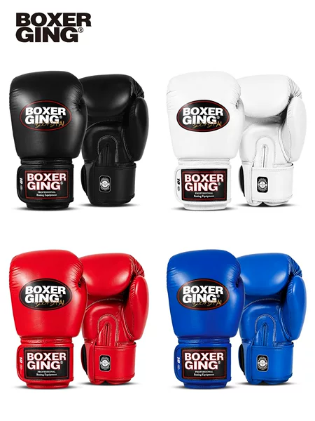 Professional Muay Thai gloves for training and actual combat, made of genuine cowhide and latex, suitable for Sanda fighting, for adults, men and women, for punching bags