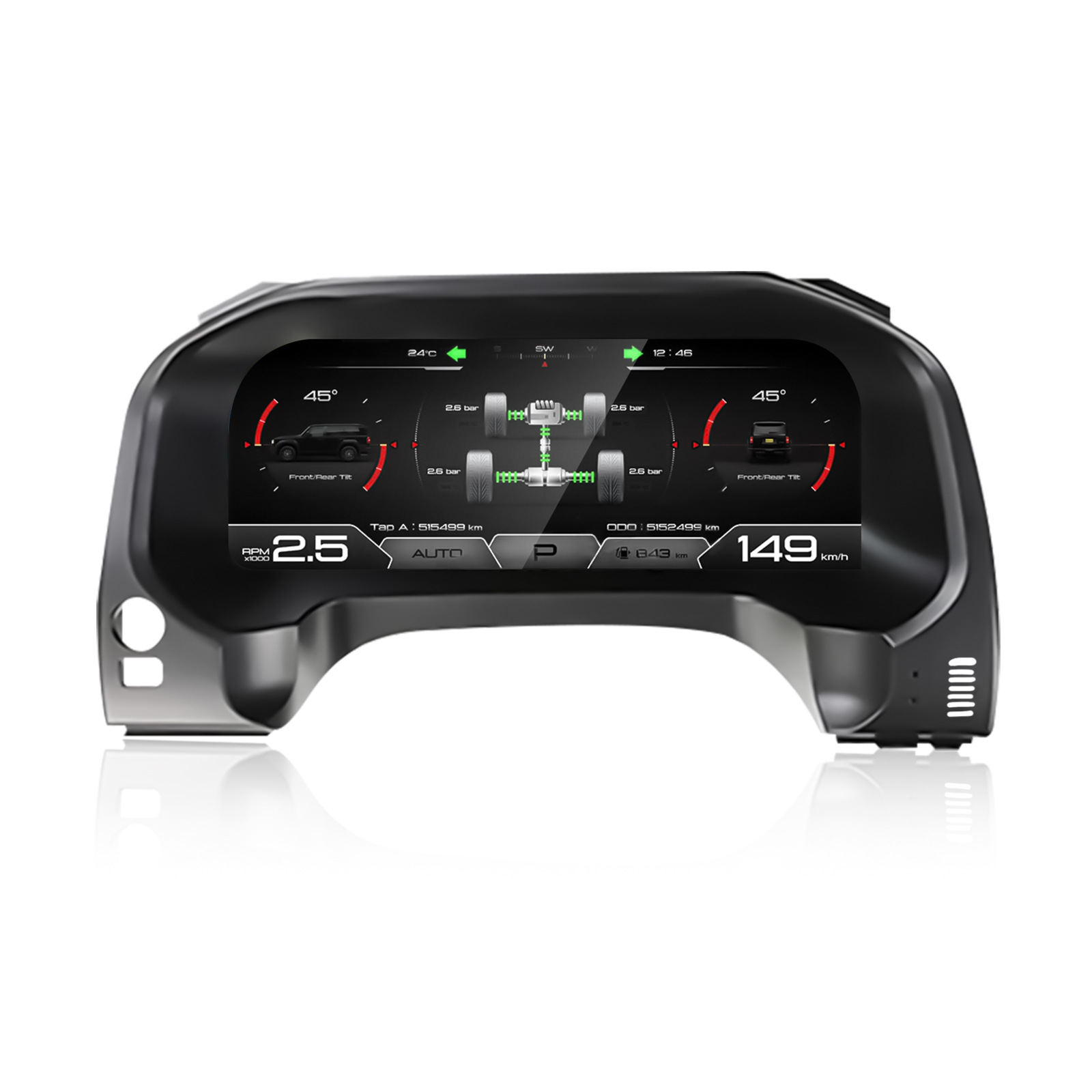 Suitable for 18-22 Models of Toyota Prado/Highlander/Toyota Prado Speed Instrument Panel Lcd Instrument