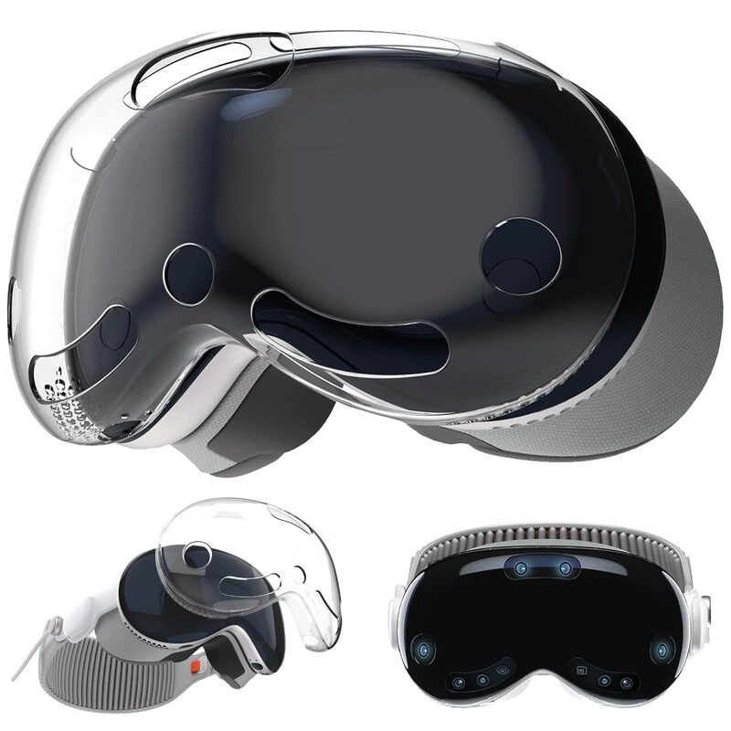 Suitable for Apple VisionPro Protective Case VR Head Display Glasses Protective Case Drop-proof Transparent All-inclusive TPU Soft Case Suitable for Apple VisionPro Protective Case VR Head Display Glasses Protective Case Drop-proof Transparent All-inclusive TPU Soft Case