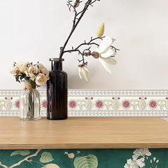 跨境外貿貨源客廳廚房牆裙翻新改造腰線裝飾貼牆圍美化自粘貼紙