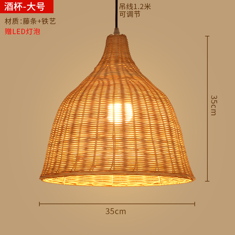 竹ランタンシャンデリア新しい中華レストラン竹アートランプショップ商業ケータリング禅茶室日本製織物ランプシェード|undefined