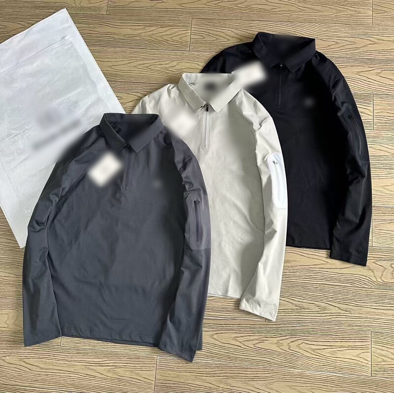 Kejia Xiaoshu 2026 Autumn New Outdoor Casual Polo Stretch Sports Quick-Dry Half-Zip Long Sleeve Kejia Xiaoshu 2026 Autumn New Outdoor Casual Polo Stretch Sports Quick-Dry Half-Zip Long Sleeve