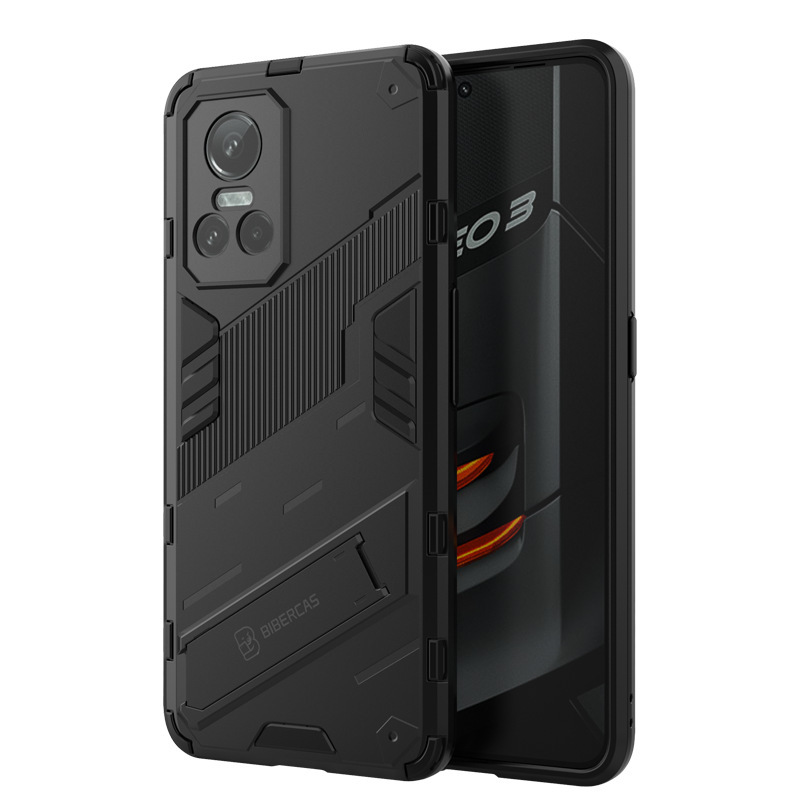 Suitable for Oppo Realme14 Pro Two-In-One Stand Mobile Phone Case K12X Punk Armor Anti-Fall Case