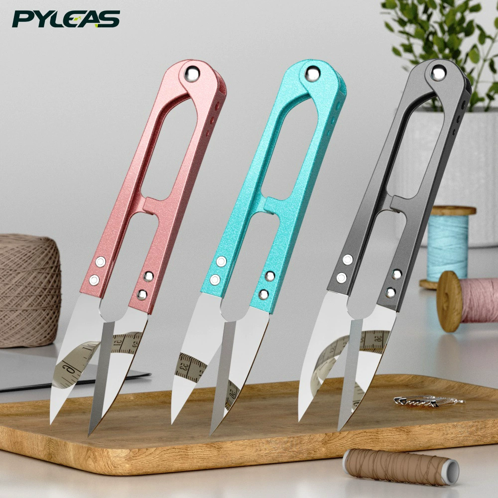 Ножницы для пряжи U-образные маленькие ножницы оптом нитки ножницы Пружинные ножницы DIY вышивка крестиком цветок одежда шитье портновские ножницы для ниток