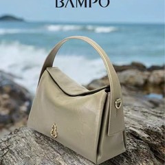 宣璐同款 BAMPO半坡飞檐包 头层牛皮枕头包新款单肩斜挎hobo包女