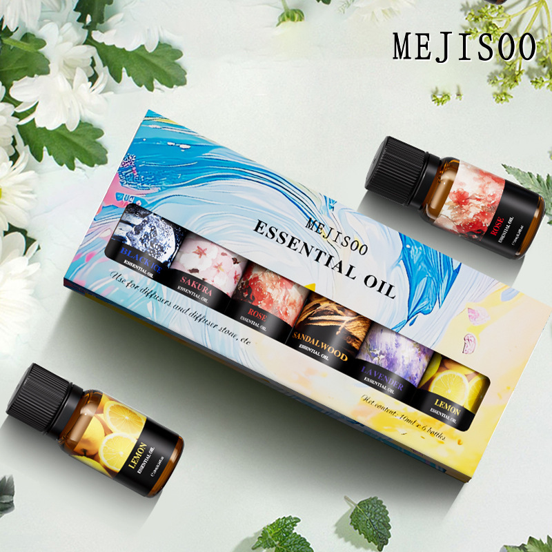 外贸跨境ESSENTIAL OIL空气清新水溶性香薰精油套装香薰精油厂家|undefined